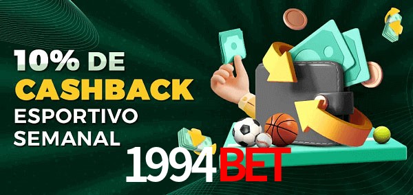 10% de bônus de cashback na 1994bet
